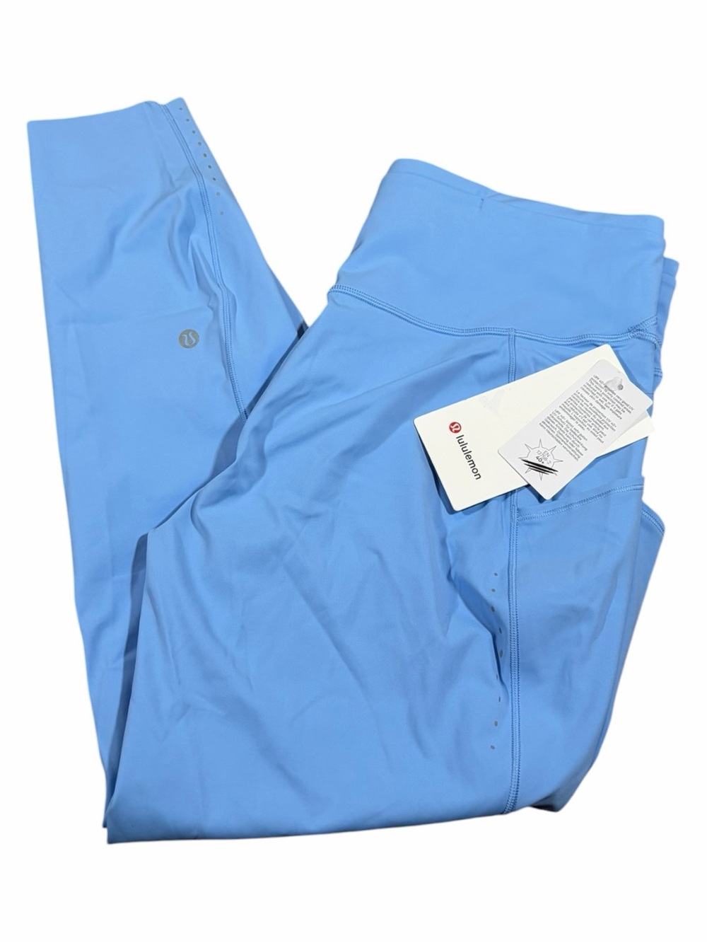 NWT Lululemon Fast and Free High-Rise Tight 25” *Pockets (Sinatra Blue) Size 14
